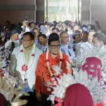 Asri Ludin Tambunan Hadiri Pelantikan pengurus DPD LPM Deli Serdang