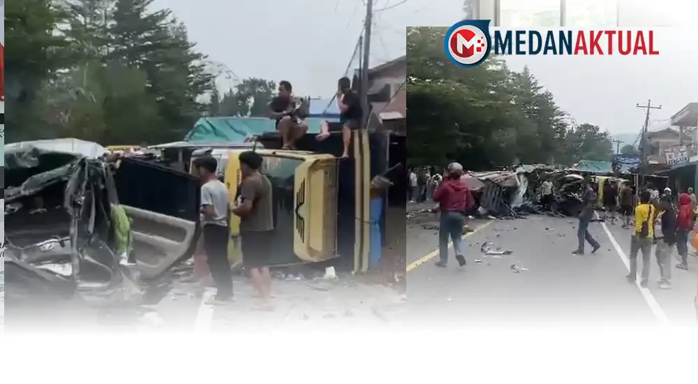 Kecelakaan di Sibolangit: 8 Kendaraan Tabrakan Beruntun, 2 Orang Tewas